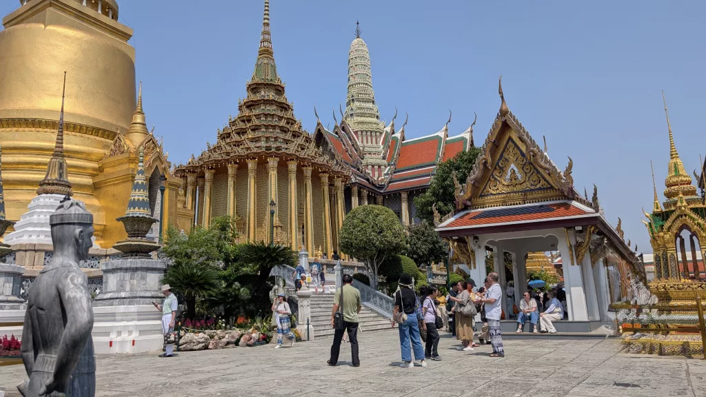 Grand Palace in Bangkok, part of our Thailand travel itinerary.