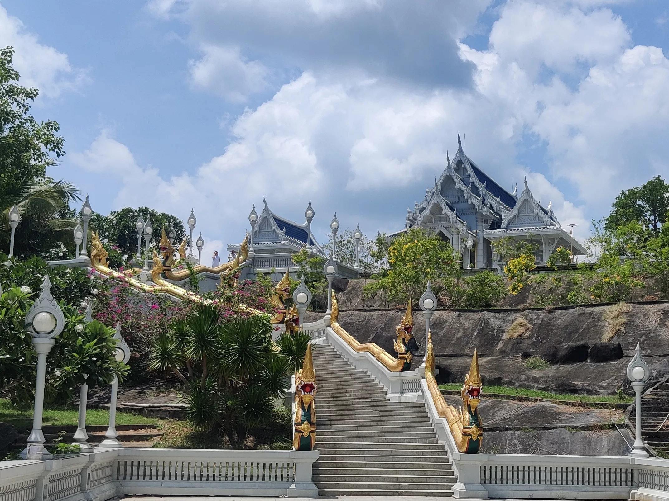 White temple in Krabi, Thailand
