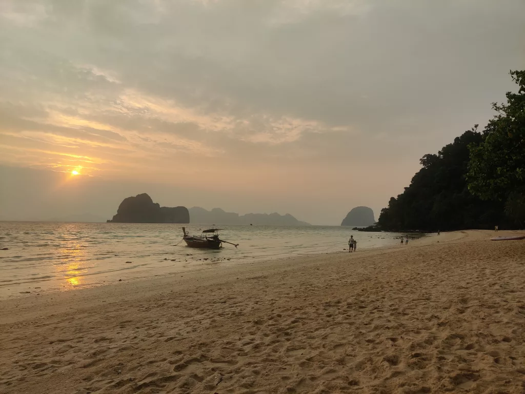 Sunrise in Koh Ngai, Thailand.