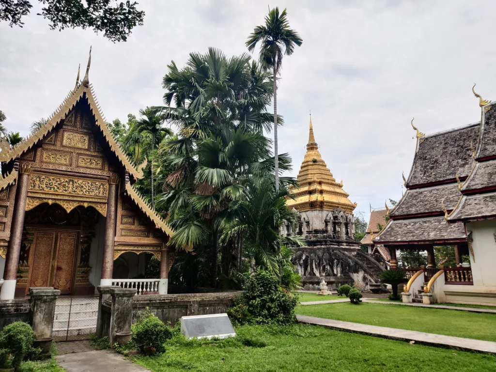 Temples in Chiang Mai, Thailand.