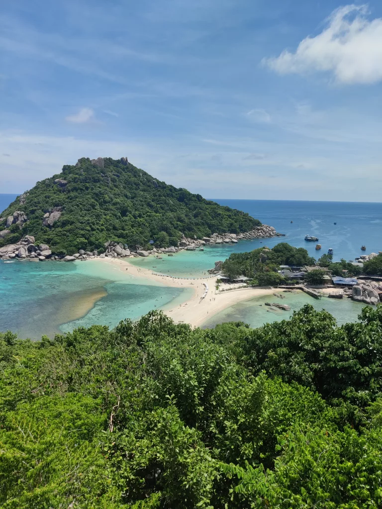 Nang Yuan Island viewpoint, close to Koh Tao, Thailand