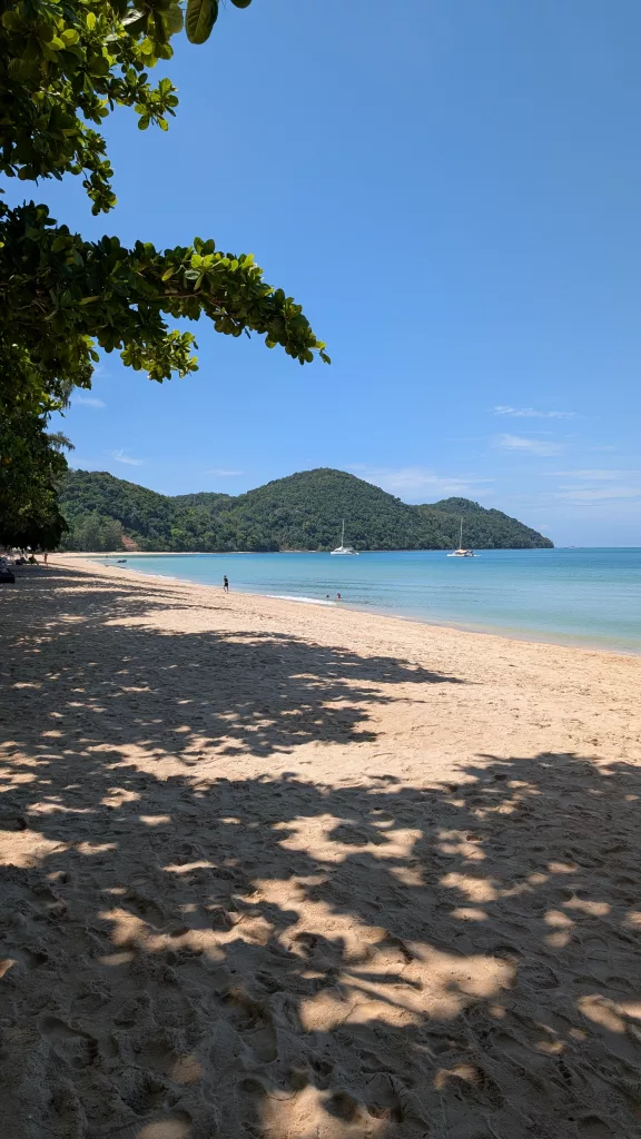 Beach at Blue Bay Resort, Koh Yao Yai, Thailand. Part of our Thailand Travel Itinerary.