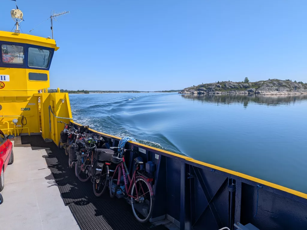 Beautiful ferry ride on Finland's Small Archipelago Trail
